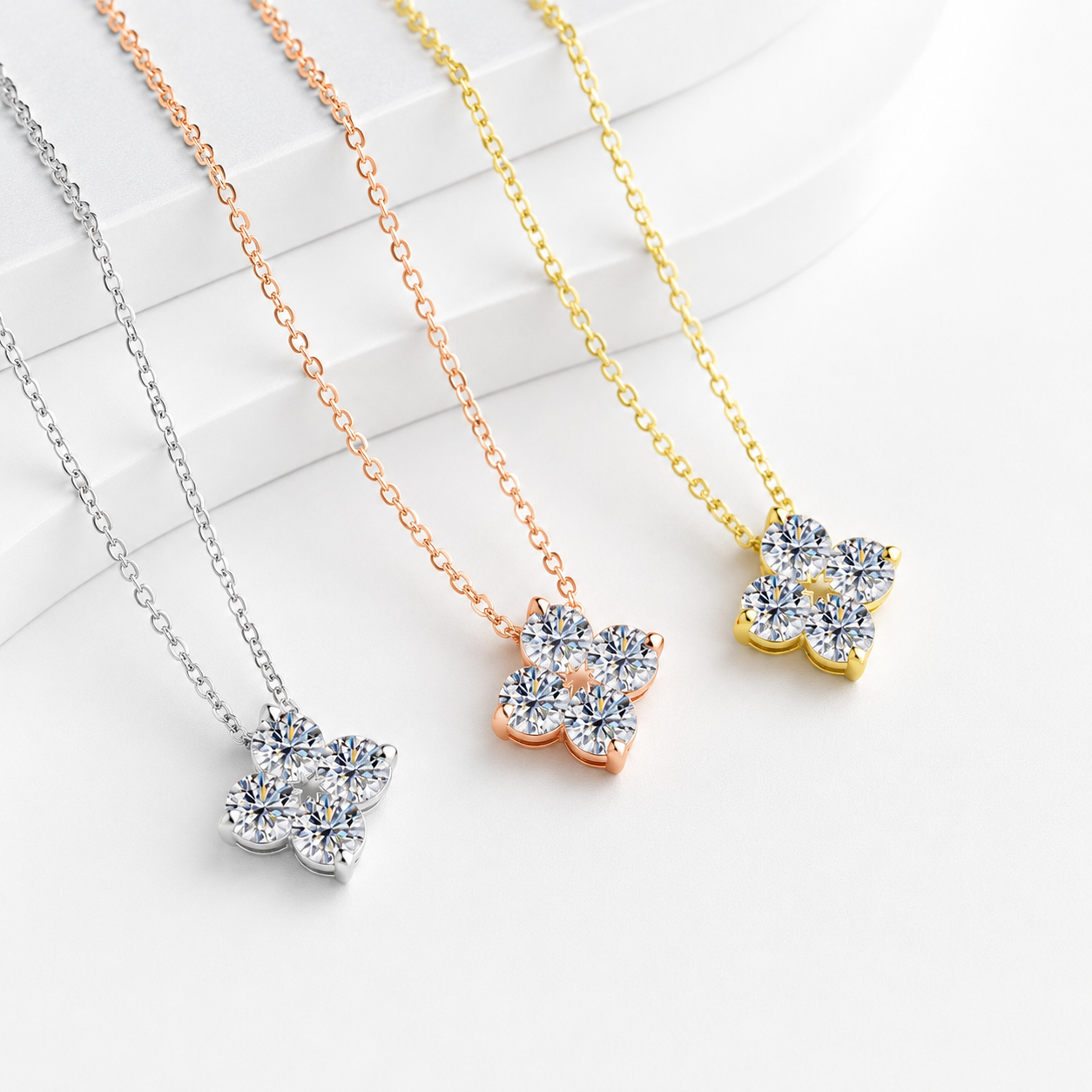 Zethech Luna Spark Necklace set with delicate pendants