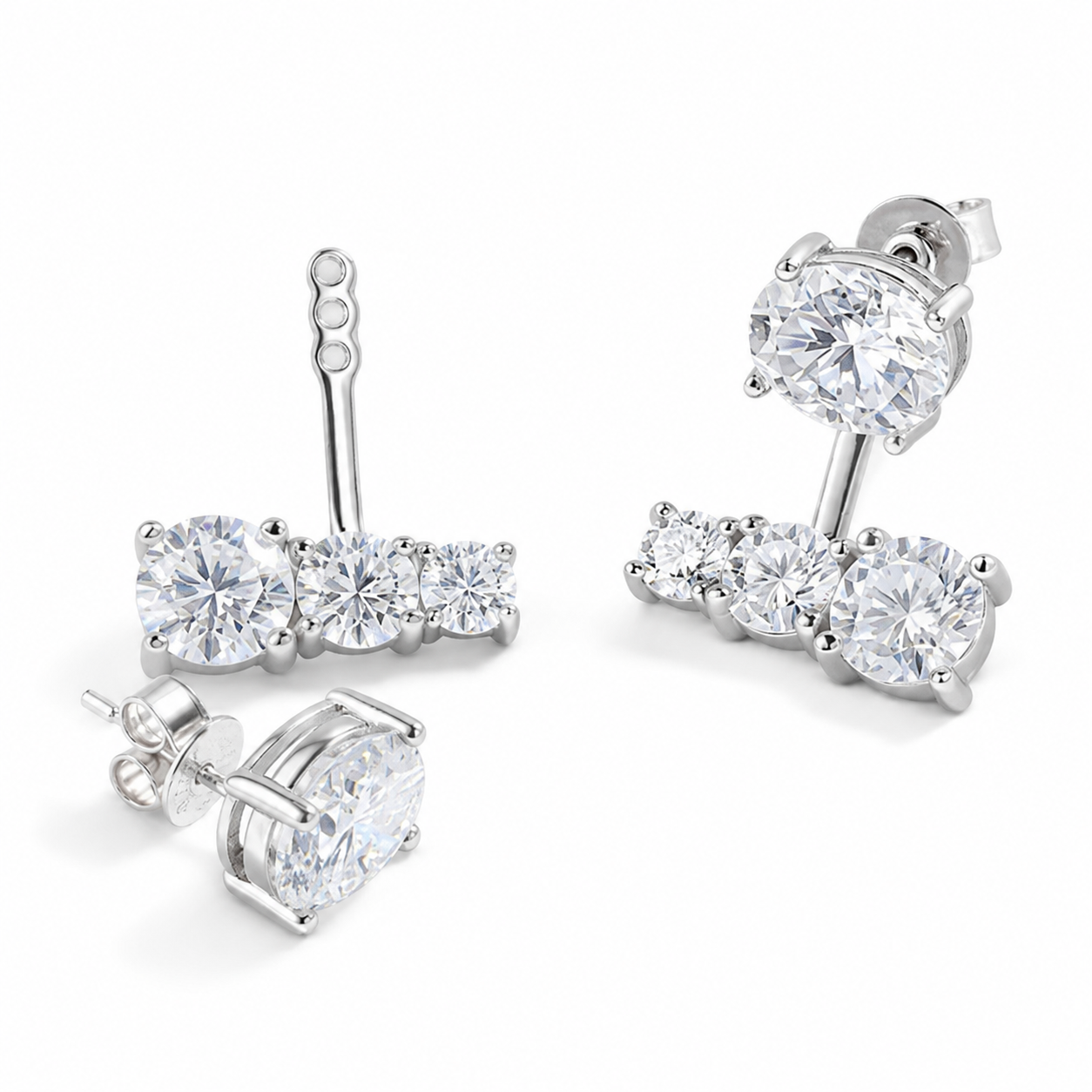 Zethech Aurora Cascade Earrings on clean white background