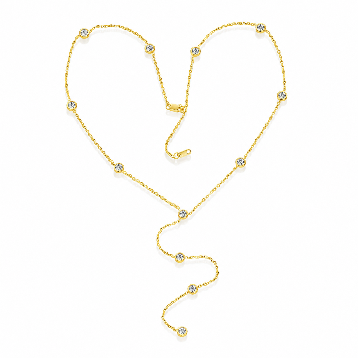 Zethech Bubble Pendant Necklace in clean white product photo