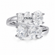Zethech Oval Engagement Ring shown with oval moissanite detail and polished band