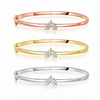 Zethech Radiant Cut Moissanite Bangle in clean product photo