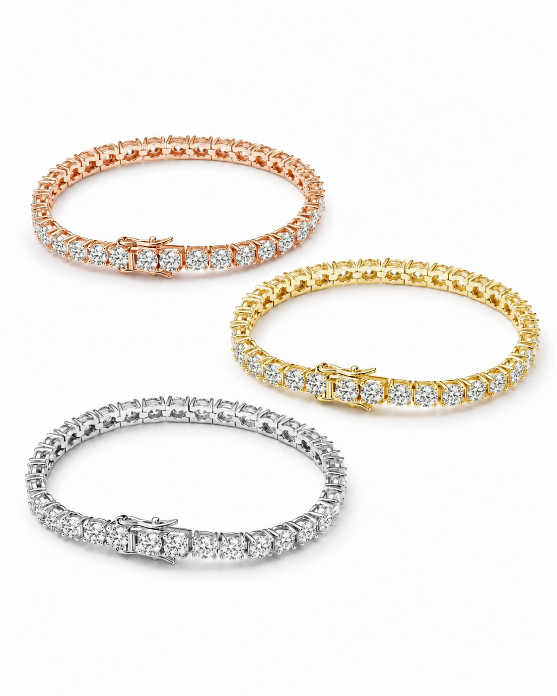 Zethech Classic Moissanite Tennis Bracelet