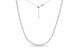 Zethech Moissanite Tennis Necklace with closely set round stones