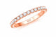 Zethech Moissanite Eternity Band with sleek stacking design