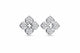 Zethech Flower-Shaped Moissanite Stud Earrings for everyday wear
