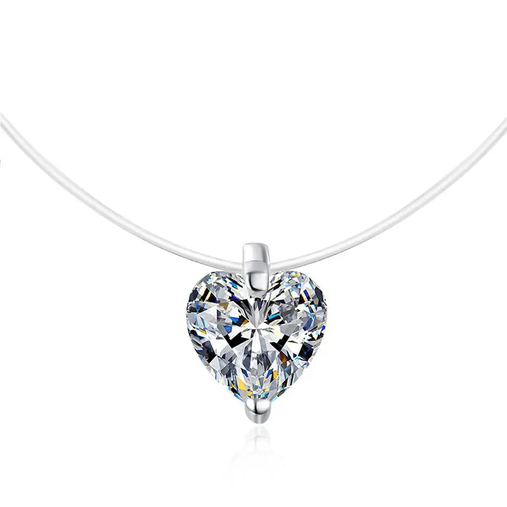 Zethech Signature Silhouette Moissanite Pendant necklace with oval-cut gemstone on silver chain, elegant jewelry for gifting