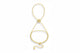 Luminous Line adjustable gold-tone Moissanite chain bracelet for women, featuring lab-grown diamond accents on sterling silver.