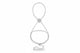 Zethech Adjustable Line Bracelet with sterling silver chain