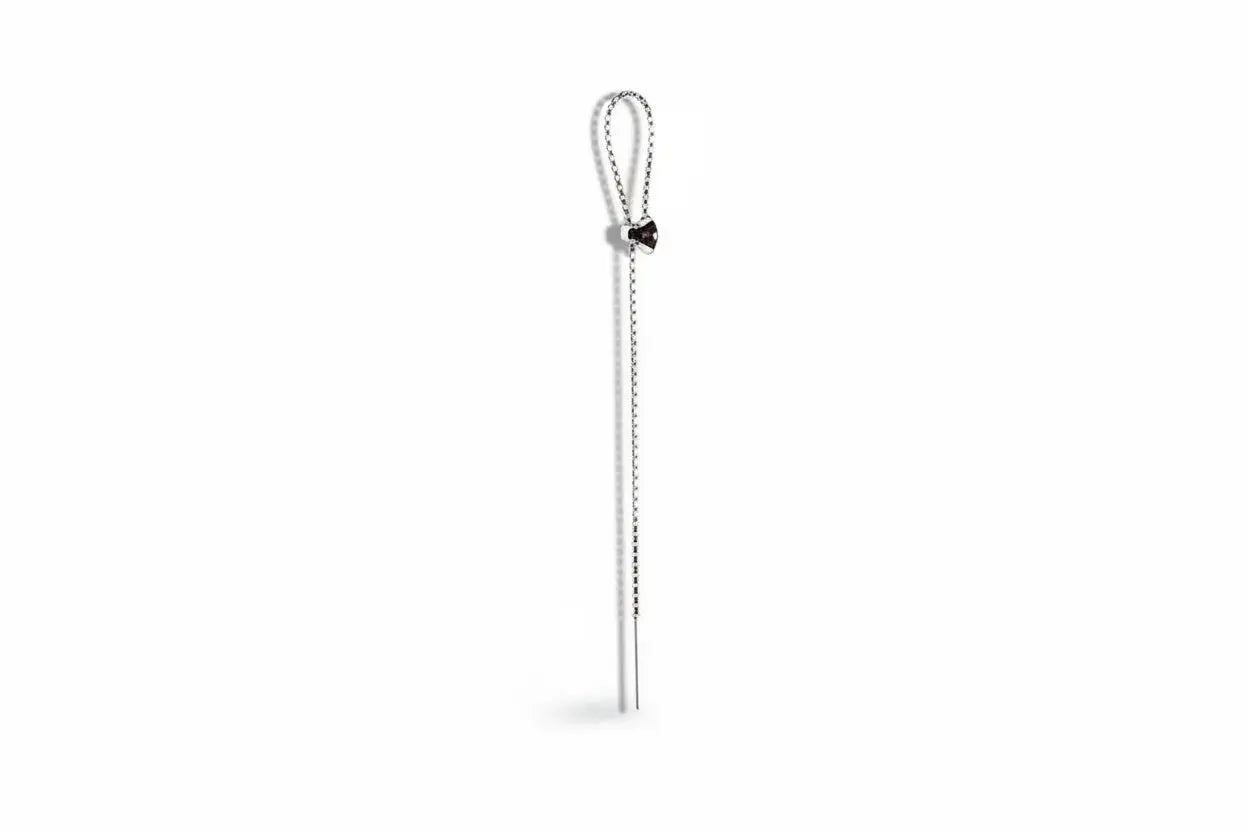 Zethech Cascading Moissanite Drop Earrings with 3mm stones