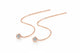 Zethech Cascading Moissanite Drop Earrings in sterling silver