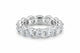 Zethech Full Eternity Band with round moissanite stones