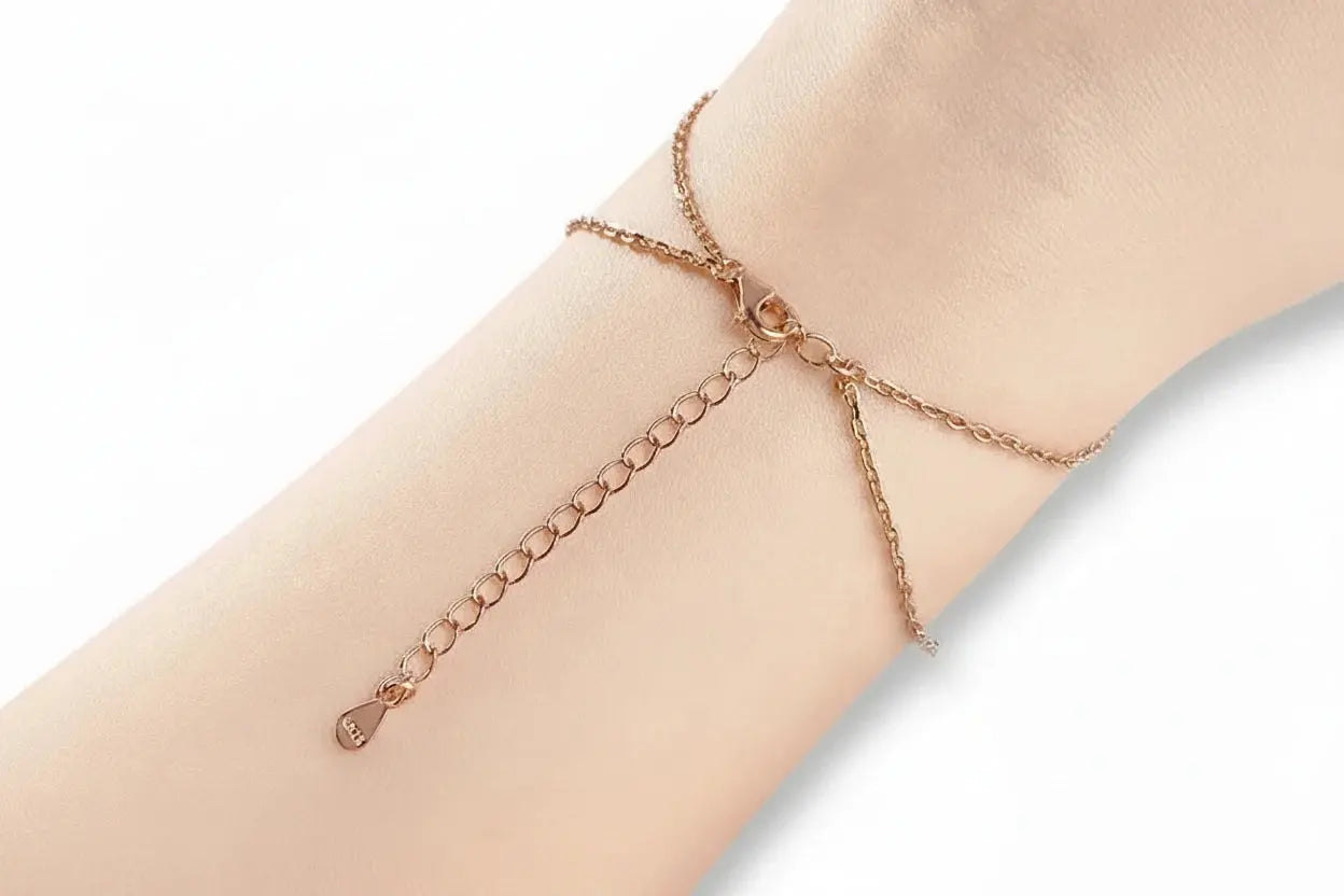 Zethech 7-Stone Moissanite Bracelet with 3mm stones