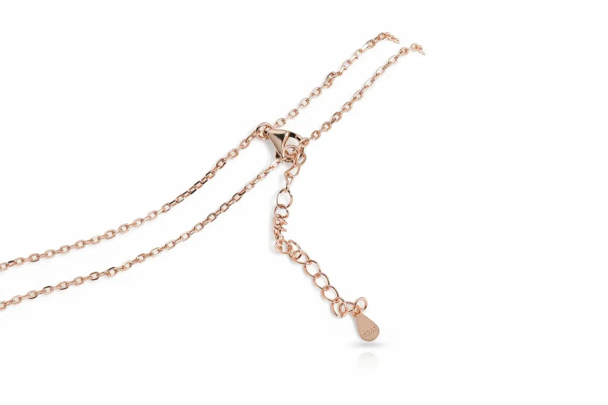 Zethech 7-Stone Adjustable Bracelet with moissanite chain detail