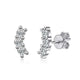 Zethech silver-colored 0.6CTTW Moissanite stud earrings with rhodium plating, perfect for women’s jewelry and special occasions